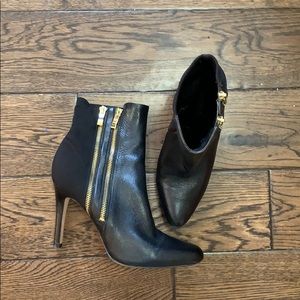 Black ankle boots